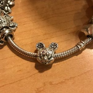 Mickey portrait charm